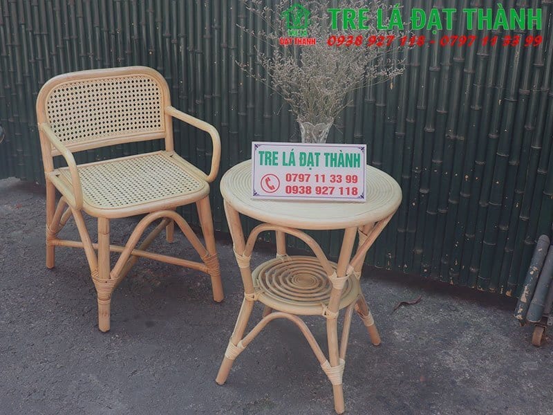 Ghế Thonet Mặt Mây - GTMM009